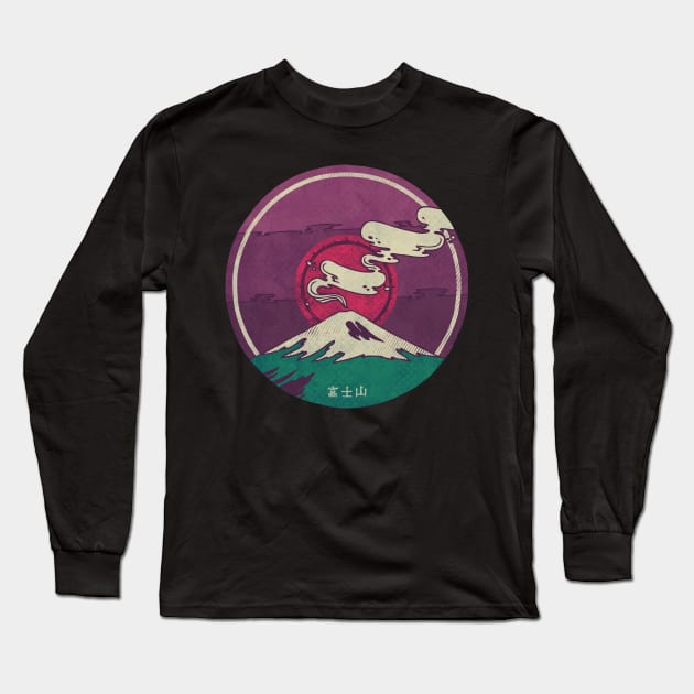 Mount Fuji Long Sleeve T-Shirt by againstbound